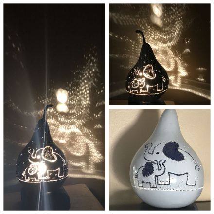 Picture of Mom and Baby Elephant